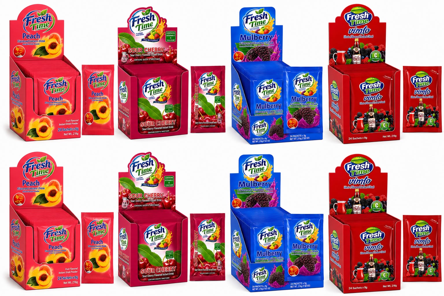 FRESH TİME 9GR MEYVE AROMALI TOZ İÇCEK 1.5 LİTRE İÇİN